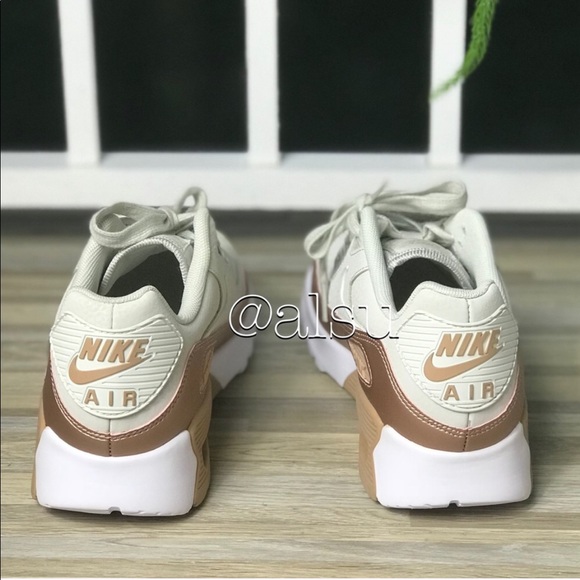 NWT Nike Air Max 90 Ultra SE Light Bone WMNS - Picture 4 of 8